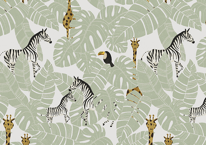 Wild Thing, Sage - Roman Blind - Image 7